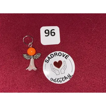 HandMade by NiJa + VeJa Přívěšek - andílek pro štěstí/ radost č.96