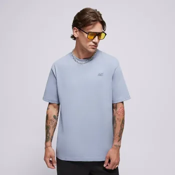 Pánské tričko New Balance Tričko Athletics Cotton Tričko Modrá L