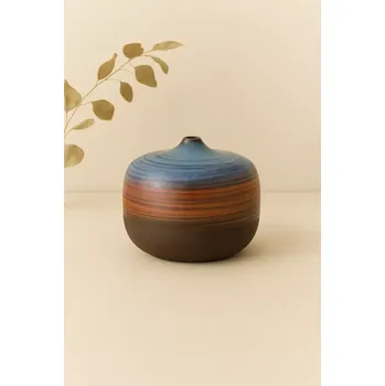 Váza Váza Maes – Creative Collection (modrá keramika s charakterem)