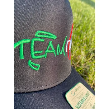 Rybářské oblečení Team nula kšiltovka černá