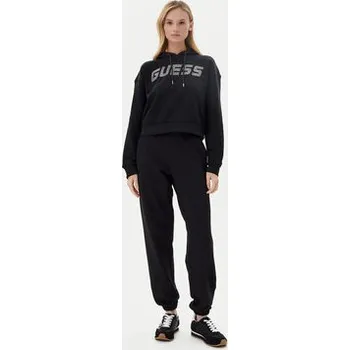 Dámská mikina Guess Mikina V5GQ09 KCRP0 Černá Relaxed Fit XS