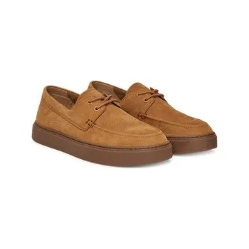 Pánské polobotky Polobotky Calvin Klein Hybrid Lace Up Boat Nu HM0HM01892 Hnědá 44
