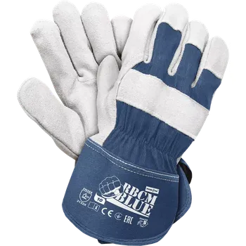 Pracovní rukavice Reis RBCMBLUE vyztužené rukavice Blue/Gray 10