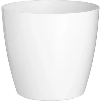 Květináč San Remo Květináč, ø 42 cm, 39,5 cm, plast, bílá