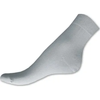Pánské ponožky Bambusové ponožky s lycrou pánské 43/45 Hladké světle šedé