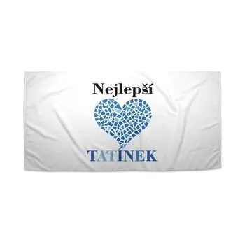Sprchový závěs Ručník Nejlepší tatínek: 30x50 cm