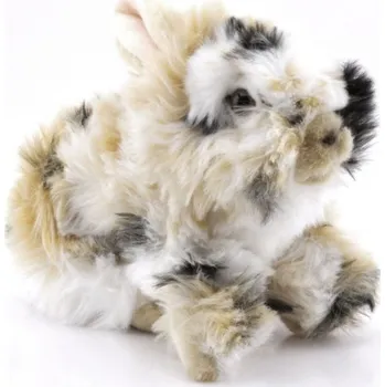 plyšák Plyšový Králík hnědobílý 20cm