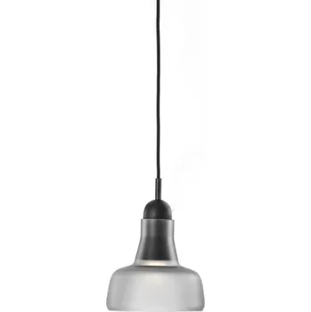 Brokis Svěšené venkovní skleněné svítidlo Shadows Exterior 3 Barva skla: Perleťově šedá lesklá, Povrch montury: Stříbrný elox, Barva kabelu: Bílá PC01162_017