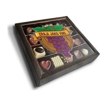 Bonboniéra Pralinky Zraji jako víno: 20 ks pralinek