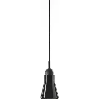 Brokis Exteriérové svěšené svítidlo ve tvaru kuželu Shadows Exterior 4 Barva skla: Šedá kouřová matná, Povrch montury: Černý elox, Barva kabelu: Černá PC01163_016