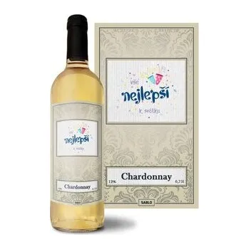 Víno Bílé víno Vše nejlepší k svátku: 0,75 l