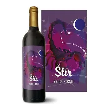 Víno Červené víno Štír: 0,75 l