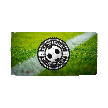 Sprchový závěs Ručník Nejlepší fotbalista: 50x100 cm