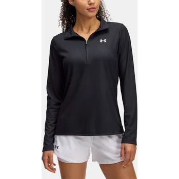 Dámské tričko Dámské tričko Under Armour Tech Rib 1/2 Zip 1389857-001 Černá XS