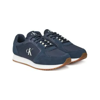 Pánské tenisky Sneakersy Calvin Klein Jeans Retro Runner Sock Lace Up Ny-Su YM0YM01326 Tmavomodrá 42
