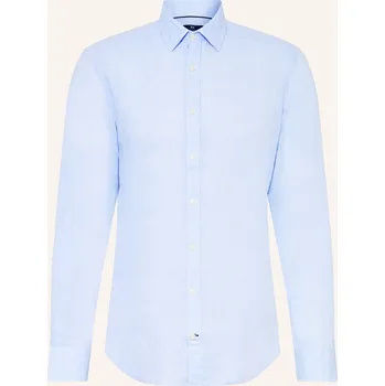 Pánská košile Strokesman's Pánská Košile Regular Fit S Příměsí Lnu, tmavě...