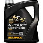 MANNOL 4T Motorbike 4 Litry 10W40 MA2 Motocyklový Olej ESTER + MA2