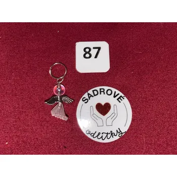 HandMade by NiJa + VeJa Přívěšek - andílek pro štěstí/ radost č.87