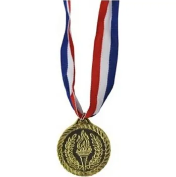 Karnevalový doplněk Medaile zlatá