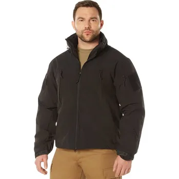 Pánská softshellová bunda ROTHCO bunda 3v1 SPEC OPS softshell ČERNÁ vel.3XL