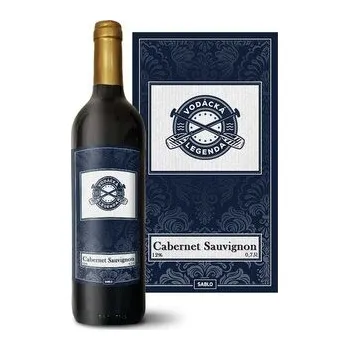 Víno Červené víno Vodácká legenda: 0,75 l
