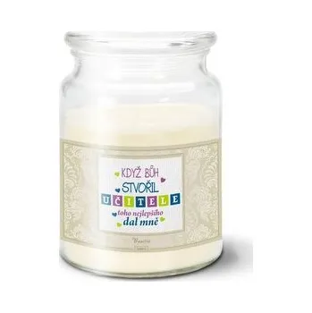 Svíčka Svíčka Když Bůh stvořil učitele: 500 g