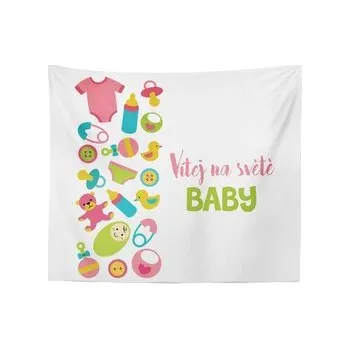 Deka Vítej na světě, baby: 150x120 cm