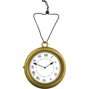 Karnevalový doplněk Přívěšek steampunk velké hodiny - 20cm