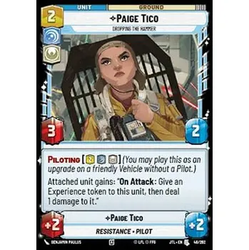 Sběratelská karetní hra Paige Tico, Dropping the Hammer 046/202 - Jump to Lightspeed Typ karty: Standard