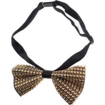 Karnevalový doplněk Motýlek - zlatý