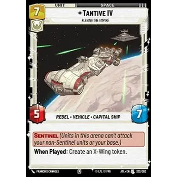 Sběratelská karetní hra Tantive IV, Fleeing the Empire 252/202 - Jump to Lightspeed Typ karty: Standard