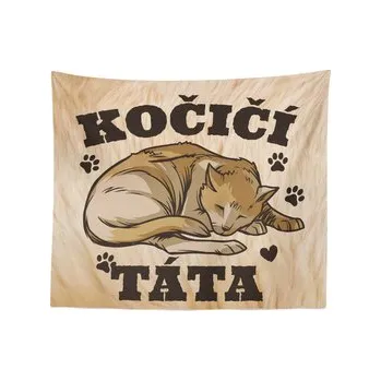 Deka Kočičí táta: 150x120 cm