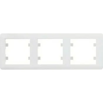 Rámeček Hager Lumina Soul trojnásobný horizontální