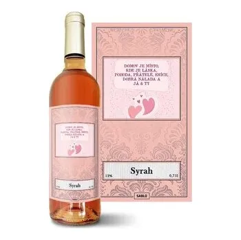 Víno Růžové víno Domov 3: 0,75 l