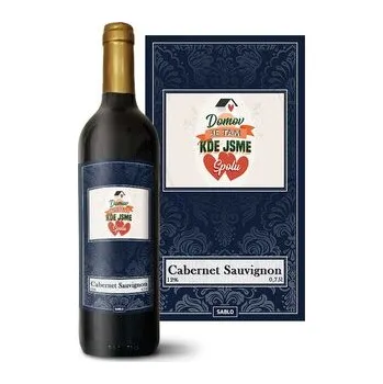 Víno Červené víno Domov 2: 0,75 l