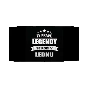 Sprchový závěs Ručník Ty pravé legendy se rodí v lednu: 70x140 cm