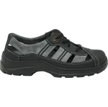 Pánské sandály černé De Plus KK603K na široké chodidlo - 49