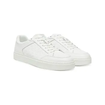 Dámské tenisky Sneakersy Calvin Klein Clean Cup Low Laceup Mono HM0HM01899 Bílá 40
