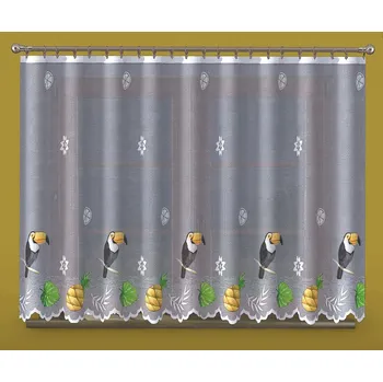 Záclona Tukani výška 130 cm barevná