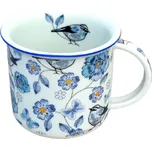 Český porcelán, a.s., Dubí Hrnek Tina, 250 ml, modří ptáci, Český porcelán Dubí