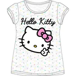 Hello Kitty - licence Dívčí tričko - Hello Kitty 52022359W, šedý melír Barva: Šedá, Velikost: 110