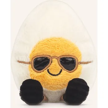 Hračka Jellycat Amuseables Boiled Egg Chic, bílá/žlutá