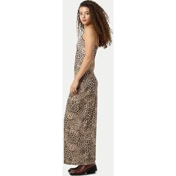 Dámské šaty Noisy May Letní šaty Avery 27034320 Hnědá Slim Fit M