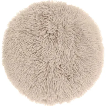 Dekorativní polštářek Kulatý dekorační polštářek MATS 40 cm, světle šedý