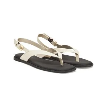 Dámské sandále Sandály Tommy Hilfiger Color Block Thong Flat Sandal FW0FW08883 Écru 40