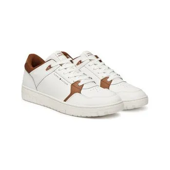 Dámské tenisky Sneakersy Tommy Hilfiger Basket Core Lite Lth Mix FM0FM05518 Écru 40