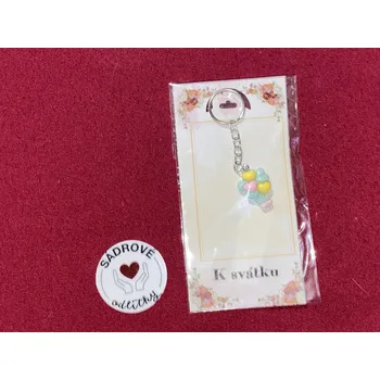 HandMade by VeJa Dárková karta - k svátku (kytky)