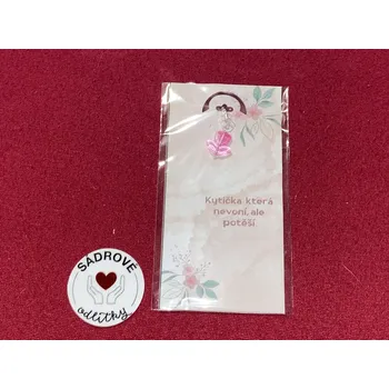 HandMade by VeJa Dárková karta - kytička která nevoní (kytky)