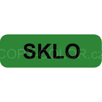 Speciální papír SKLO - Samolepka na popelnice - více variant