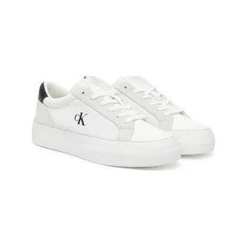 Dámské tenisky Calvin Klein Jeans Tenisky Vulc Flatform Mg Nylon Mix YW0YW01896 Bílá 37